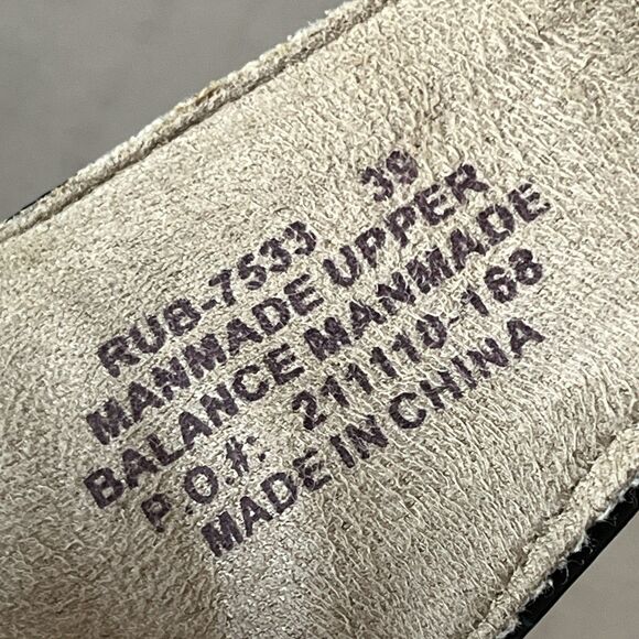 ALEGRIA RUBIE SANDALS VEGAN LEATHER DOUBLE ADJUSTABLE STRAPS SLIDES EU 39 US 9 - Picture 13 of 15